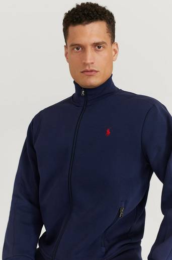 Polo Ralph Lauren Ziptröja Double Knit Zip Jacket Blå