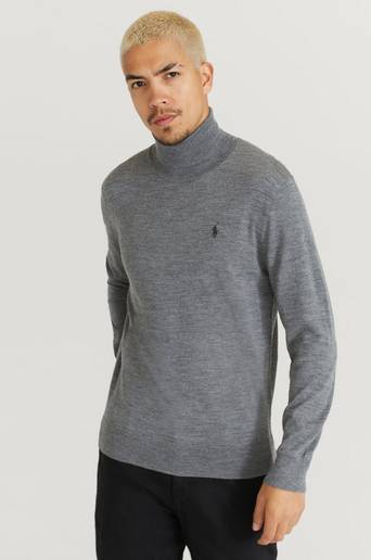 Polo Ralph Lauren Polotröja Merino Turtleneck Grå