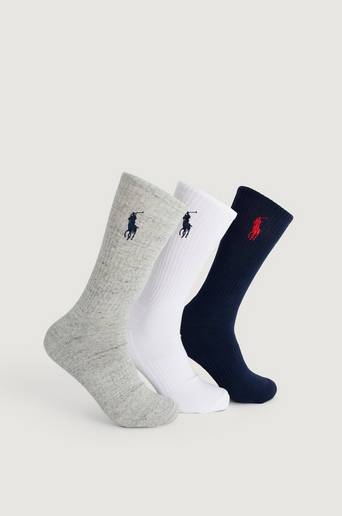 Polo Ralph Lauren 3-Pack Big Pony Sock Multi