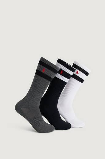 Polo Ralph Lauren 3-Pack Strumpor Classic Stripe Sock Multi