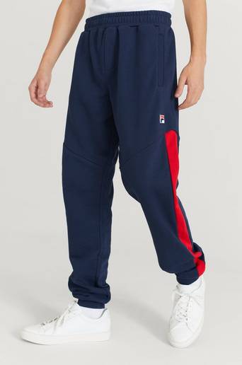 FILA Joggingbyxor Teens Boys DAvid Blocked Track Pants Blå