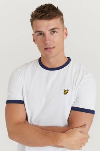 Lyle & Scott T-Shirt Ringer T-Shirt Vit