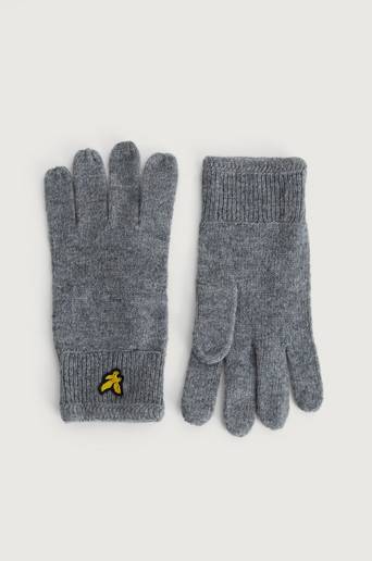 Lyle & Scott Vantar Racked Rib Gloves Grå