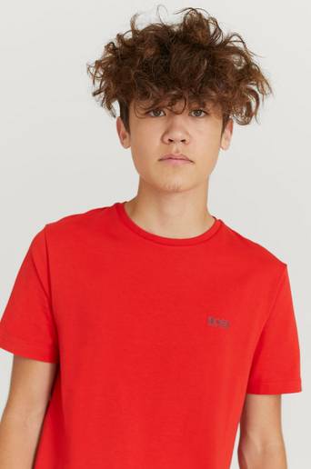 BOSS T-shirt Short Sleeve Röd