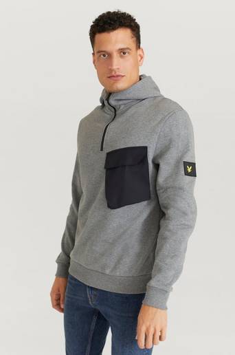 Lyle & Scott Hoodie Pocket Hoodie Grå