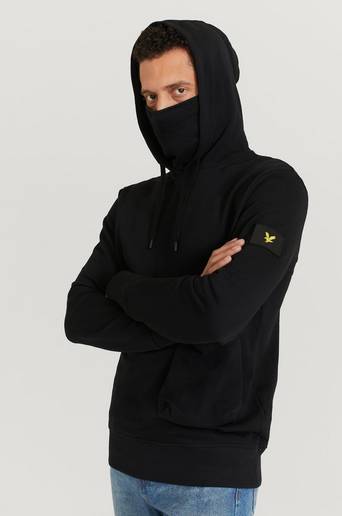 Lyle & Scott Hoodie Face Covered Hoodie Svart