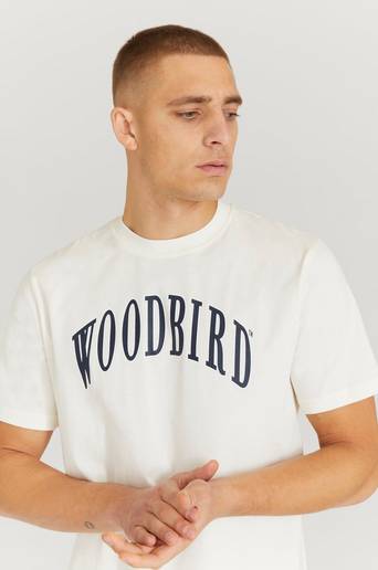 Woodbird T-Shirt Rics College Tee Vit