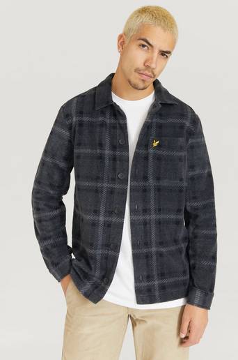 Lyle & Scott Overshirt Fleece Overshirt Grå