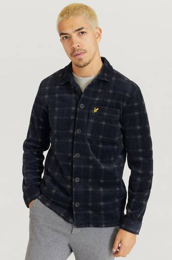 Lyle & Scott Overshirt Fleece Overshirt Blå