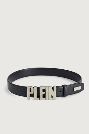 Philipp Plein Bälte Leather Belt Philipp Plein TM Svart