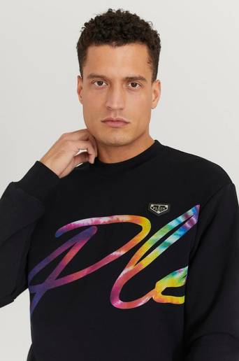 Philipp Plein Sweatshirt LS Signature Svart