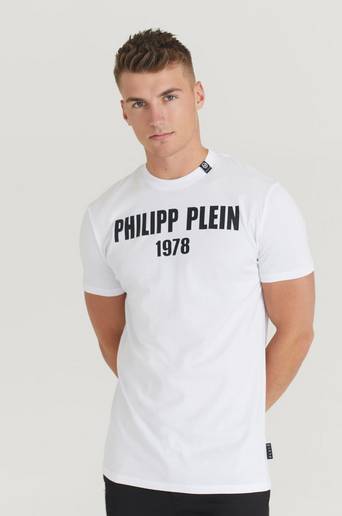 Philipp Plein T-Shirt Round Neck T-Shirt SS PP1978 Vit