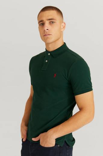 Polo Ralph Lauren Piké Custom Mesh Polo Shirt Grön