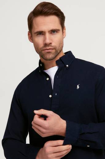 Polo Ralph Lauren Skjorta Brushed Flannel Shirt Blå