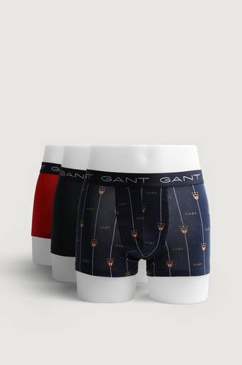 Gant 3-Pack Boxerkalsonger Gant Banner Shield Trunk 3-Pack GB Blå