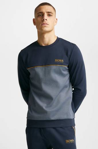 BOSS Sweatshirt Tracksuit Sweatshirt Blå