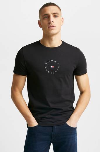 Tommy Hilfiger T-Shirt Roundall Graphic Tee Svart