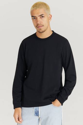 Nudie Jeans Sweatshirt Rudi Rebirth Tee Svart