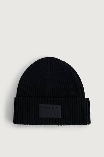 Calvin Klein Mössa Inkleined Patch Beanie Svart