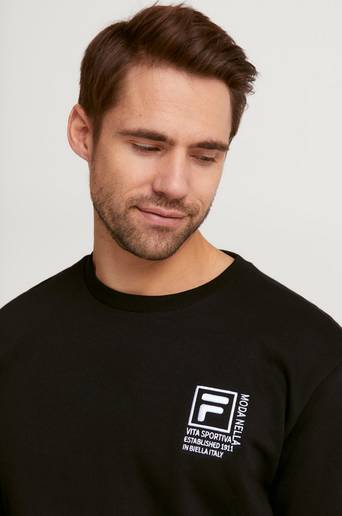 FILA Sweatshirt Men Radko Crew Sweat Svart