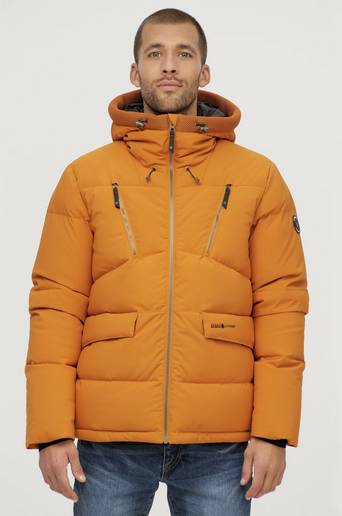 Áhkká Dunjacka Down Jacket Short M Orange