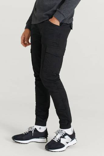 William Baxter Cargobyxor Cargo Trousers Svart