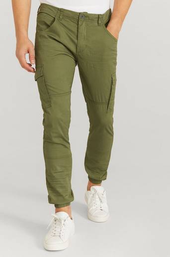 William Baxter Cargobyxor Cargo Trousers Grön