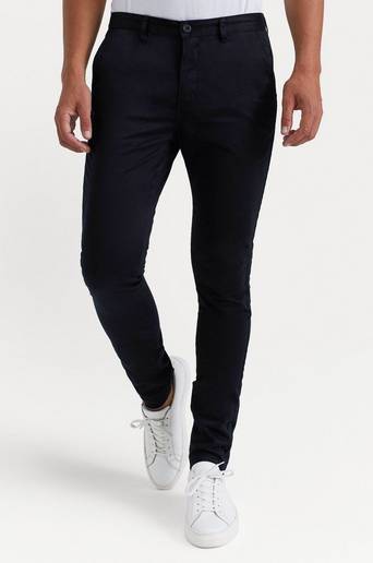 William Baxter Chinos Zack Slim Chinos Svart