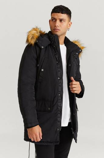 Studio Total Parkas Parka Jacket Svart