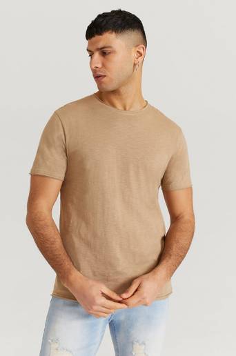 Studio Total T-shirt Raw Tee Brun