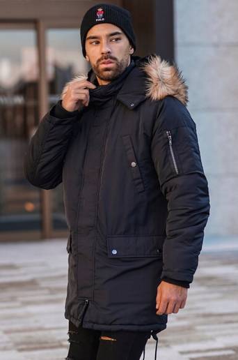 Studio Total Parkas Edwin Parka II Svart