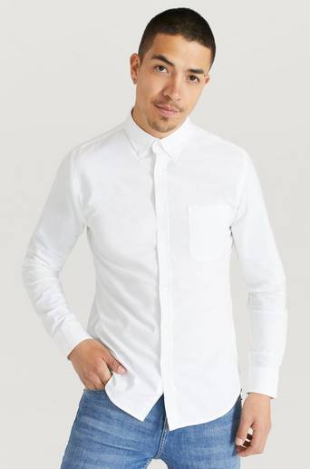 Studio Total Skjorta Melker Oxford Shirt Vit