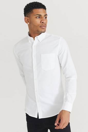 Studio Total Skjorta Melker Oxford Shirt Vit