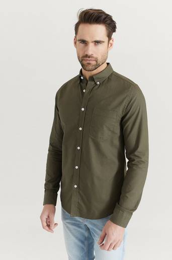 Studio Total Skjorta Melker Oxford Shirt Grön