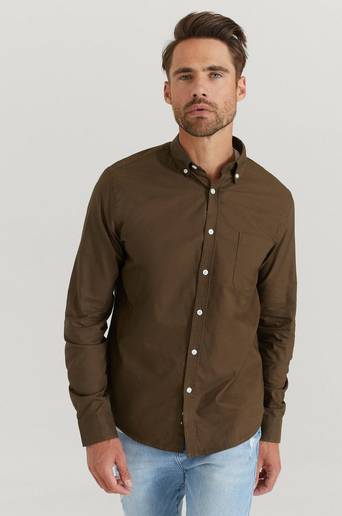 Studio Total Skjorta Melker Oxford Shirt Brun