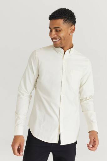 Studio Total Skjorta Melker Oxford Shirt Natur