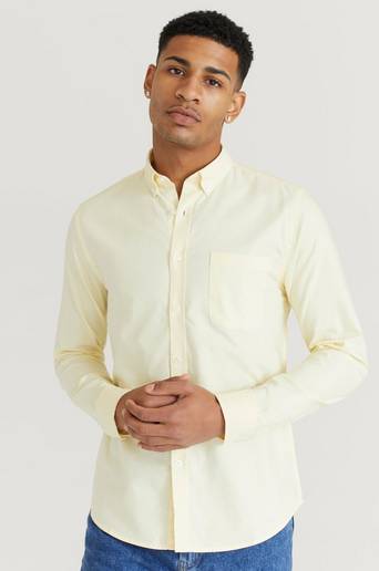 Studio Total Skjorta Melker Oxford Shirt Gul