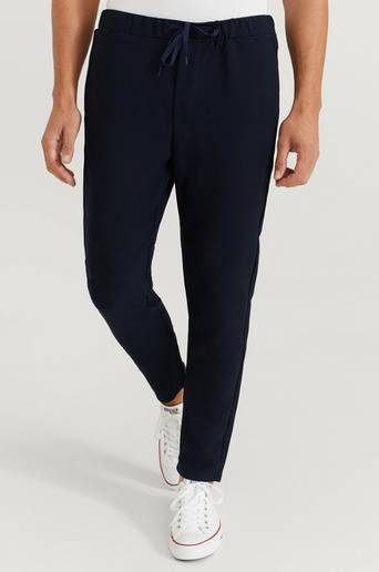 William Baxter Byxor Drawstring Trousers Blå