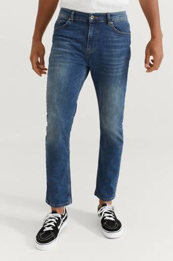 Studio Total Jeans Tapered Denim Blå