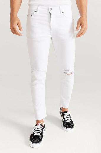 William Baxter Jeans Toby Skinny Cropped Jeans Vit