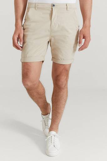 Studio Total Slim Shorts Beige