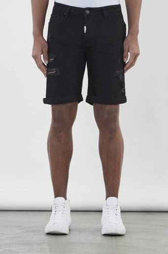 Adrian Hammond Jeansshorts Nevada Shorts Svart