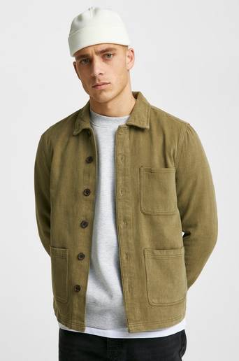 Studio Total Overshirt Favourite Twill Overshirt Grön