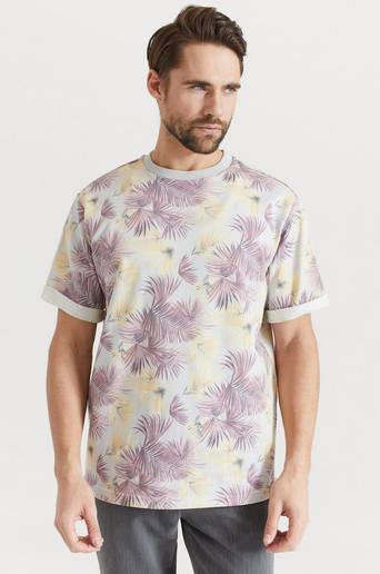 Studio Total T-shirt Botanical Relaxed Tee Rosa