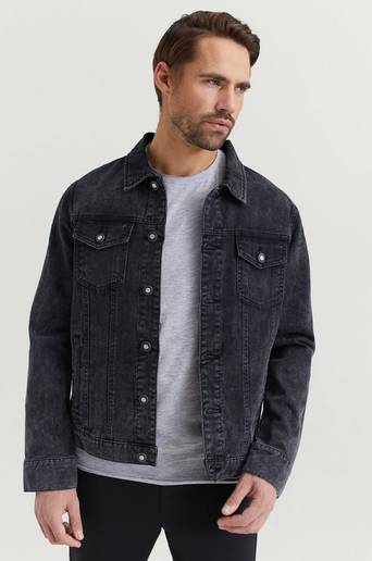 William Baxter Jeansjacka Everyday Denim Jacket Svart