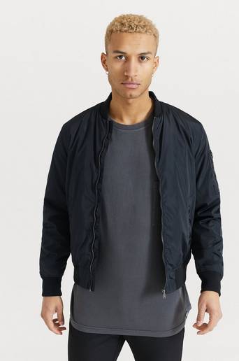 William Baxter Bomberjacka Padded Bomber Jacket Svart