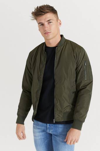 William Baxter Bomberjacka Padded Bomber Jacket Grön