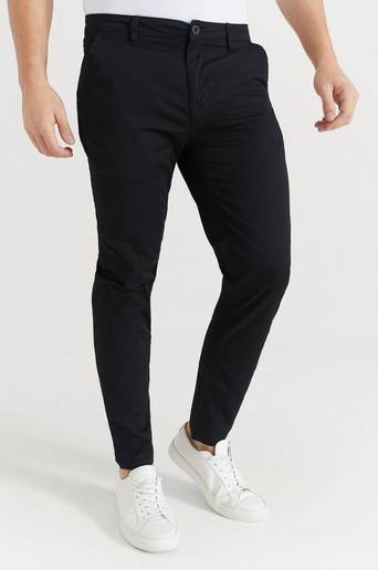 Studio Total Chinos Slim Chino Svart