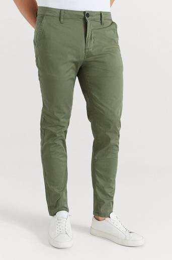 Studio Total Chinos Slim Chino Grön