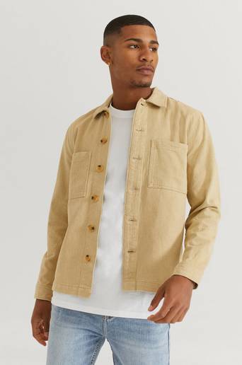 Studio Total Overshirt Twill With Pockets Natur